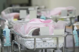 Một trẻ sơ sinh tại Seoul, Hàn Quốc. (Nguồn: Yonhap)