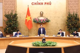 Thủ tướng Phạm Minh Chính chủ trì phiên họp. (Ảnh: Dương Giang/TTXVN)