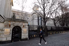 Đại sứ quán Nga tại Berlin. (Nguồn: Reuters)