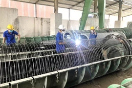 Một doanh nghiệp ở Bình Định. (Nguồn: TTXVN)