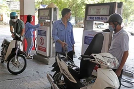 Mua bán xăng dầu. (Ảnh: Trần Việt/TTXVN)