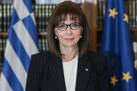 Tổng thống Hy Lạp Katerina Sakellaropoulou. 