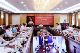 Quang cảnh toạ đàm. (Ảnh: Phương Hoa/TTXVN)