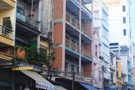 Hiện trạng khu tập thể tại số 5 Nguyễn Thái Học ở Đà Nẵng. (Nguồn: Baochinhphu.vn)
