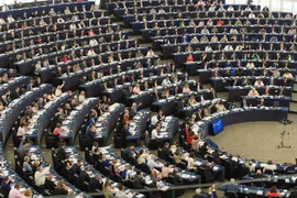 Toàn cảnh một phiên họp của Nghị viện châu Âu ở Strasbourg, Pháp. (Ảnh: EPA/TTXVN)