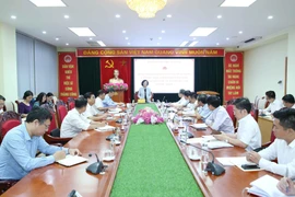 Quang cảnh buổi làm việc. (Ảnh: Phương Hoa/TTXVN)