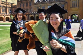Sinh viên nước ngoài tại trường đại học Sydney, Australia. (Ảnh: AFP/ TTXVN)