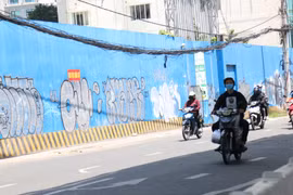 Các khu đất quốc phòng đắc địa tại đường Tôn Đức Thắng. (Ảnh: Xuân Tình/Vietnam+)