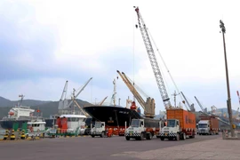 Cảng Quy Nhơn. (Ảnh: Thanh Tùng/TTXVN)