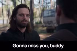 Trong 'Avengers: Endgame,' khi đội trưởng Mỹ chuẩn bị trở lại quá khứ để trả lại các viên đá, trong khi các thành viên khác của đội đều chờ đợi anh trở lại, thì Bucky lại nói lời tạm biệt. Đó là minh chứng cho tình bạn khăng khít và sự thấu hiểu của họ. (