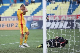 Thanh Hoá còn cơ hội mong manh để ở lại với đấu trường V-League sau mùa giải này. (Ảnh: N.Đ)