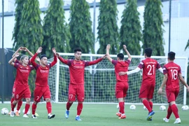 Tuyển Việt Nam hoãn tập trung vào tháng Tám này do lịch thi đấu vòng loại World Cup 2022 thay đổi. (Ảnh: Nguyên An/Vietnam+) 