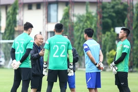 HLV Park Hang-seo có rất nhiều lựa chọn cho vị trí thủ môn tuyển Việt Nam. (Ảnh: Nguyên An/Vietnam+)