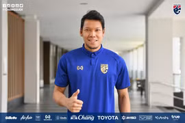 Thủ môn Thamsatchanan Kwin tự tin tuyển Thái Lan sẽ đánh bại Việt Nam ở cuộc chạm trán tại vòng loại World Cup 2022 tới. (Ảnh: FAT)