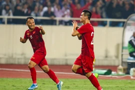 Đội tuyển Việt Nam thi đấu vòng loại World Cup 2022 ở hai giai đoạn trong năm 2021. (Ảnh: Nguyên An/Vietnam+) 