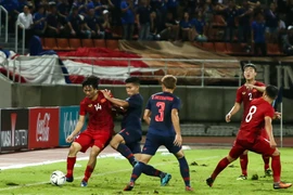 Tuyển Thái Lan hiện chỉ đứng thứ ba ở bảng G, kém Việt Nam 3 điểm. (Ảnh: Nguyên An/Vietnam+)