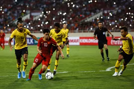 Trận Việt Nam-Malaysia ngày 31/3 tại vòng loại World Cup 2022 có nguy cơ lớn bị hoãn lại. (Ảnh: Nguyên An/Vietnam+)