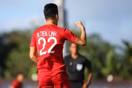 Cận cảnh U22 Việt Nam thắng đậm U22 Lào với hat-trick của Tiến Linh