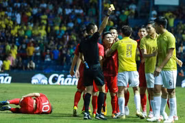 Tuyển Thái Lan chưa quên thất bại 0-1 trước Việt Nam tại King's Cup 2019 trên chính sân nhà. (Ảnh: Nguyên An).