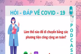 Hỏi đáp COVID-19: Làm sao để đi lại an toàn bằng phương tiện công cộng