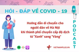 Hỏi đáp COVID-19: Hà Nội chuyển thành vùng Vàng, di chuyển thế nào?