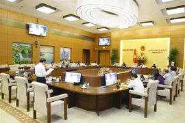 Phiên họp thứ 48, Ủy ban Thường vụ Quốc hội. (Ảnh: Doãn Tấn/TTXVN)