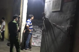 Nhà kho chứa phân bón tại ga Sóng Thần. (Ảnh: TTXVN)