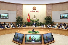 Thủ tướng Nguyễn Xuân Phúc phát biểu khai mạc phiên họp. (Ảnh: Thống Nhất/TTXVN)