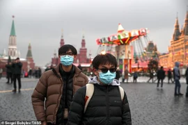 Khách du lịch tại thủ đo Moskva, Nga. (Nguồn: TASS)