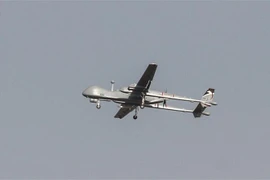 Máy bay không người lái Heron của Israel. (Ảnh: AFP/TTXVN)