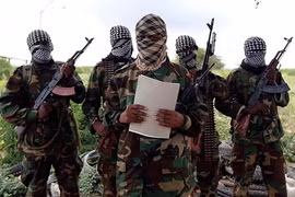 Thành viên nhóm phiến quân Hồi giáo al-Shabaab. (Nguồn: cfr.org)