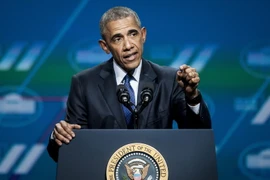 Tổng thống Mỹ Barack Obama phát biểu tại thủ đô Washington ngày 14/6. (Nguồn: EPA/TTXVN)