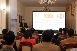 Quang cảnh buổi lễ. (Đức Chung/Vietnam+)