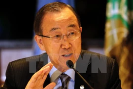 Tổng Thư ký Liên hợp quốc Ban Ki-moon. (Nguồn: AFP/TTXVN)