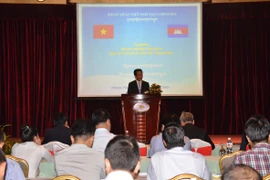 Toàn cảnh buổi tọa đàm. (Ảnh: Trần Chí Hùng/Vietnam+)