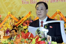 Ông Phạm Duy Cường, Bí thư Tỉnh ủy Yên Bái. (Ảnh: Thế Duyệt/TTXVN)