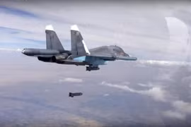 Máy bay Nga tham gia chiến dịch không kích tại Syria. (Nguồn: independent.co.uk)