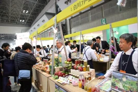 Một gian hàng tại hội chợ. (Nguồn: Nguyễn Tuyến/Vietnam+)