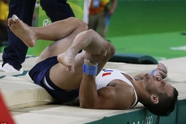 Chấn thương này đồng nghĩa với việc Samir Ait Said sẽ phải chia tay thế vận hội sớm, thậm chí giã từ sự nghiệp thi đấu. (Nguồn: AP)