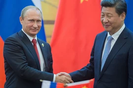 Chủ tịch Trung Quốc Tập Cận Bình (phải) và Tổng thống Nga Vladimir Putin. (Nguồn: Sputnik) 