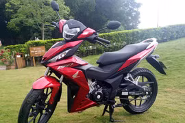 Mẫu xe tay côn tay WINNER 150cc. (Ảnh: Văn Xuyên/Vietnam+)