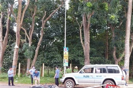 Hiện trường vụ việc. (Ảnh: Tuấn Anh/TTXVN)