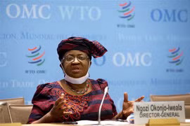 Tổng Giám đốc WTO Ngozi Okonjo-Iweala. (Ảnh: AFP/TTXVN)