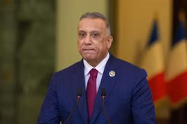 Thủ tướng Iraq Mustafa Al-Kadhimi. (Ảnh: AFP/TTXVN)