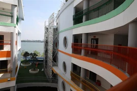 Dự án Trường mầm non Tây Hồ, 100% vốn đầu tư công, do Ủy ban Nhân dân quận Tây Hồ làm chủ đầu tư, đã bàn giao và chuẩn bị đưa vào sử dụng. (Ảnh: Phạm Hậu/TTXVN)