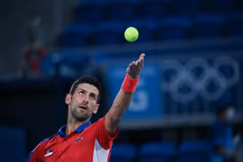 Tay vợt người Serbia Novak Djokovic. (Ảnh: THX/TTXVN)