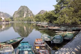Khu du lịch Tam Cốc-Bích Động tại huyện Hoa Lư (Ninh Bình). (Ảnh: Đức Phương/TTXVN)