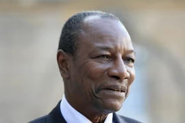 Tổng thống Guinea Alpha Conde. (Nguồn: AFP/TTXVN)
