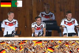 Bộ ba Bayern hợp thành "xương sống" của Đức khi gặp Algeria