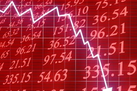 Chứng khoán châu Á đi xuống sau đợt bán tháo tại Phố Wall